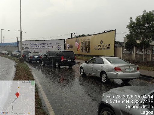 Twin Wall Mount Billboard on Airport Road by Sam Ethnan Hotel, Ikeja, Lagos