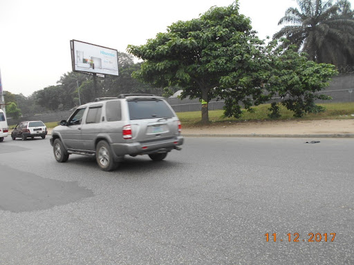 Road Shell D billboard in port harcourt aba road shell fence ap ftt aba