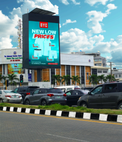 LED Billboard at Admiralty Road Junction, Lekki Phase 1