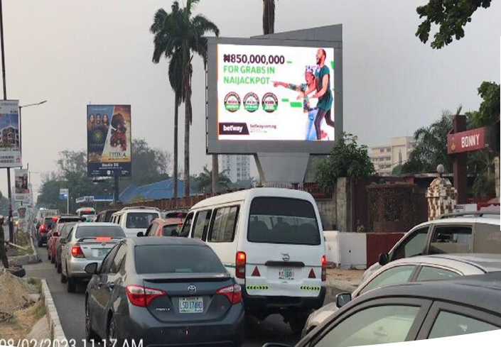 Landscape LED Board at Ahmadu Bello Way, By Federal Palace Hotel, Victoria Island, Lagos