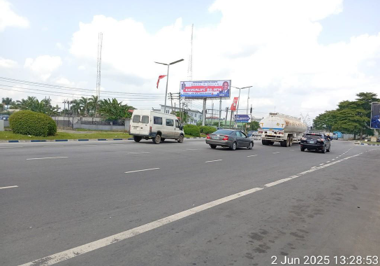 Large Format Billboard at Azikiwe Road, UTC Junction, Port Harcourt, Before Government House