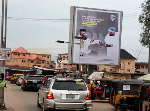 Portrait Billboard at By Shoprite Complex, Onitsha Main Market, Onitsha, Anambra State