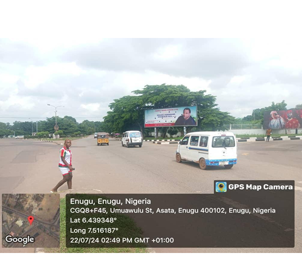 Portrait Billboard By Atakwu Junction, Enugu/Okigwe Expressway, FTF Okigwe & Aba, Enugu, Enugu State
