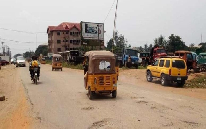 Static Billboard at Ikot Ekpene Route Towards Obingwa, Aba, Abia State