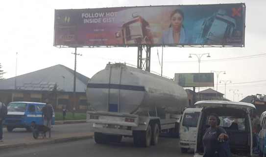 Eyecatcher Billboard at Mile 1 market, Port Harcourt, Rivers State