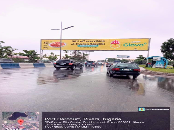 Gantry Billboard Along Aba road, Port Harcourt, Rivers State