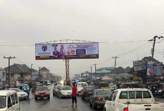 Eye-Catcher Billboard at Eneka road by Eneka flyover opposite Winners Church, Port Harcourt, Rivers State