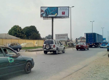 Unipole Billboard at Airport Road,by Igwuruta Police Station FTF Airport, Port Harcourt, Rivers State