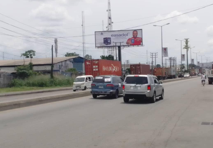 Unipole Billboard Along Trans Amadi Road,By Polaris Bank FTF Zoo Slaughter & Woji & Eleme Road, Port Harcourt, Rivers State