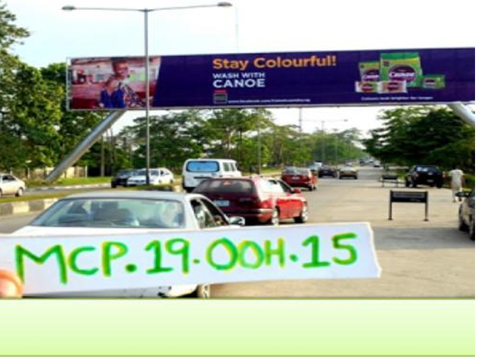 Gantry Billboard at Murtala Muhammed Highway, Calabar, Cross River State