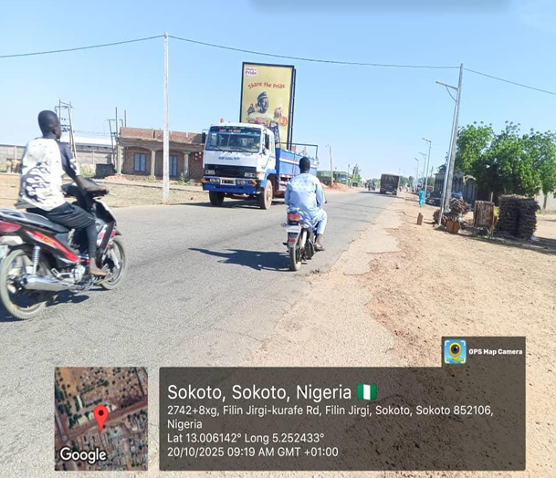 Portrait Billboard at Ilela Ikorodu- Lagos Road, Sokoto, Sokoto State