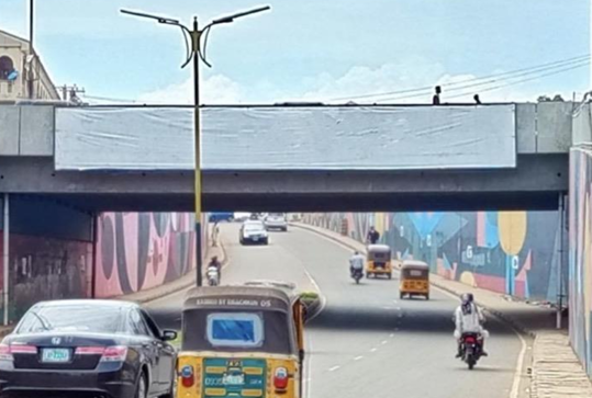 Bridge Panel Billboard at Along Ahmadu Bello way, Kaduna, FTT CBN Kaduna, Kaduna State
