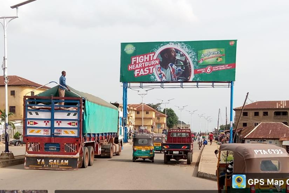Eyecatcher Billboard at Along Gada Biu and Farin Gada Road after bridge FTF Gada biu market, Jos, FTF Gada biu market, Plateau State