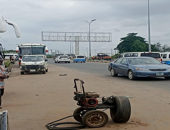 Gantry Billboard at Egbu Road, by GUO Transport (Relief Market Junction, Shoprite Road), Owerri, Imo State