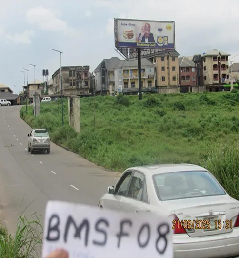 Unipole Billboard at Owerri West- End Road by 3rd Inland junction, Owerri, Imo State
