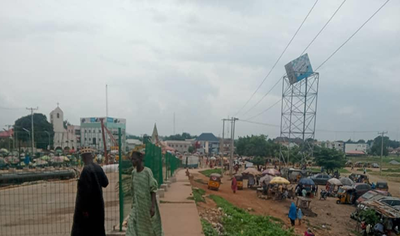 Portrait Billboard at Mobil roundabout Minna, Nigeria, Minna, Niger State