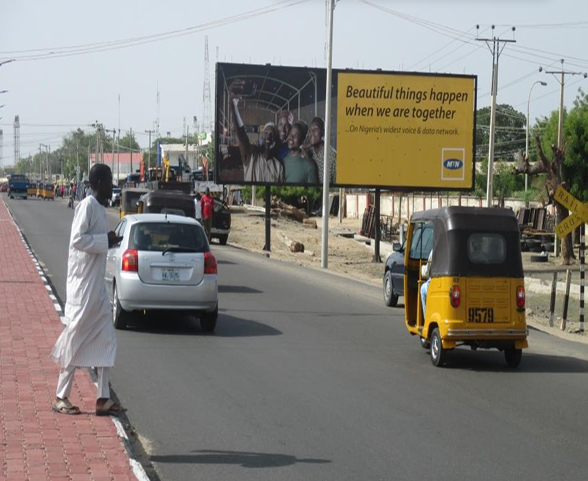 Landscape Billboard at Baga road, Maiduguri, Borno State