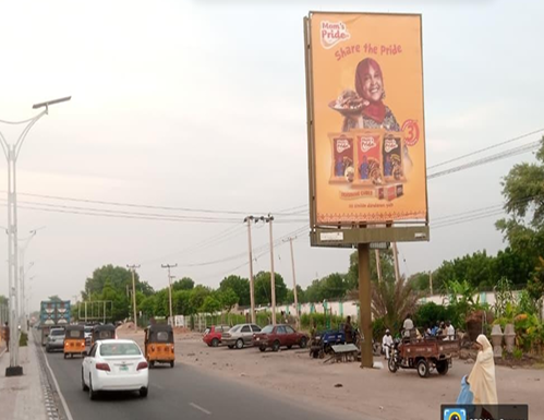 Portrait Billboard at Bama University of Maiduguri road opposite Lagos road junction Total Filling station, Maiduguri, Maiduguri, Borno State