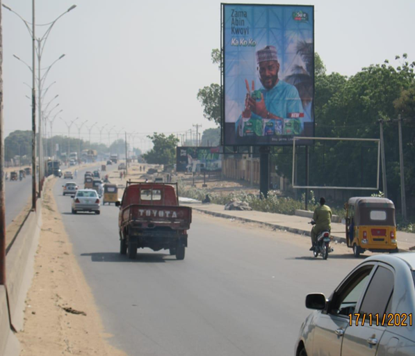 Portrait Billboard at Kano Hadejia road by ir.Sanusi General Hospital, Kano, Kano State