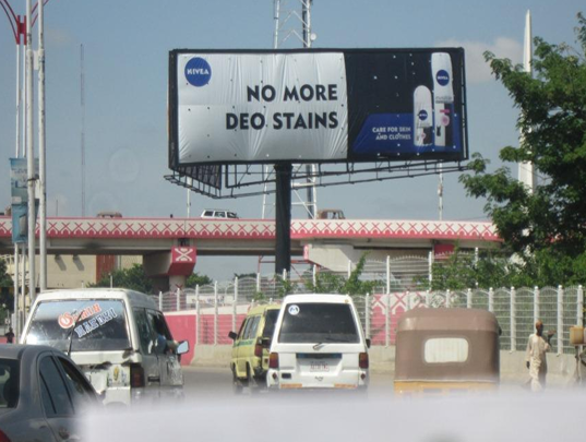 Unipole Billboard at Zaria road by Nepa roundabout, Kano, Kano State