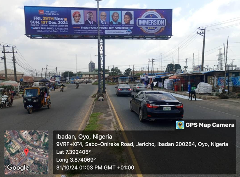 Eyecatcher Billboard at ANCE Building Jericho Ibadan