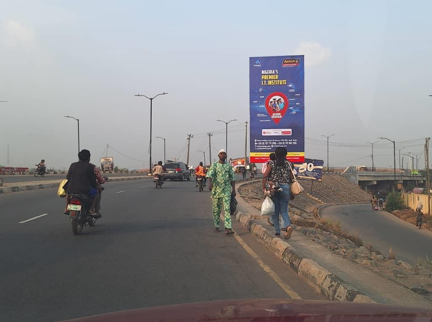 Portrait Billboard at Akobo Link Bridge Ibadan