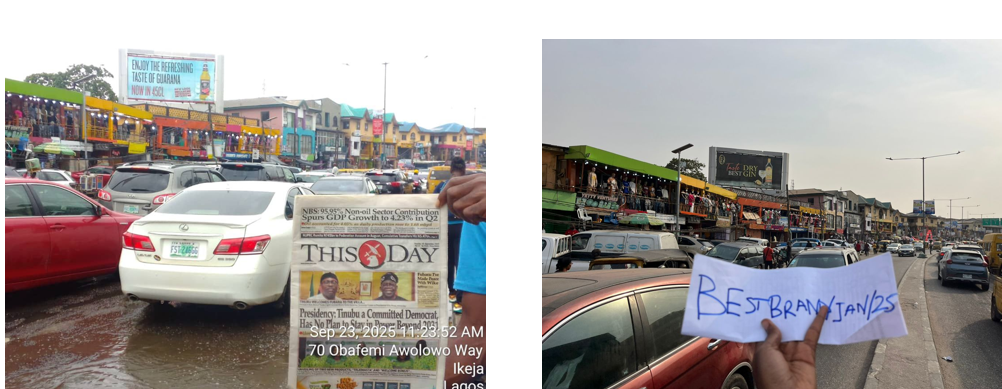 Rooftop Billboard at 66 Awolowo Way, Ikeja, Lagos State