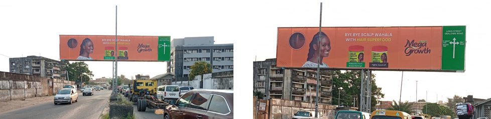 Eyecatcher Billboard at Ikoyi Road by Ikoyi Cemetery FTF Passport Office, Ikoyi, Lagos State