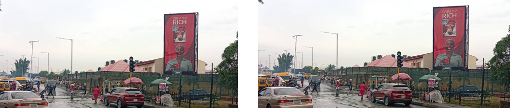 Static Billboard at Ijeh Market by Obalende Roundabout, Obalende, Lagos State