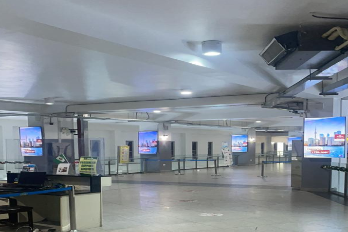 Digital LED Billboard at Departure Main Entrance Public Concourse before Departure Hall, Abuja, FCT