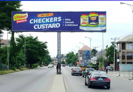 Gantry Billboard along Peter Odili Road, Port Harcourt, Rivers State