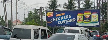 Large Format Billboard along Peter Odili Road by Pizza Hont Outlet, Port Harcourt, Rivers State
