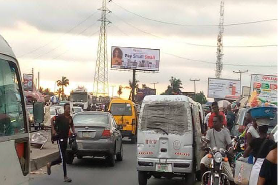 Unipole Billboard Along East-West Road by Uniport Main Gate, Choba, Port Harcourt, Rivers State, FTF Bayelsa