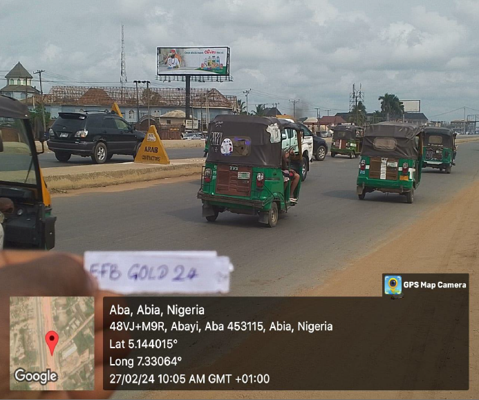 48 Sheet Billboard at Niger Street by Winners chapel Fegge, Onitsha, Anambra State