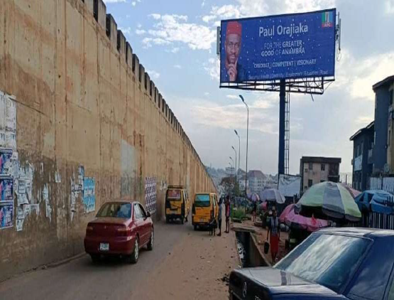 Unipole Billboard at Along Nkpor Onitsha Express Way, Onitsha, Anambra State