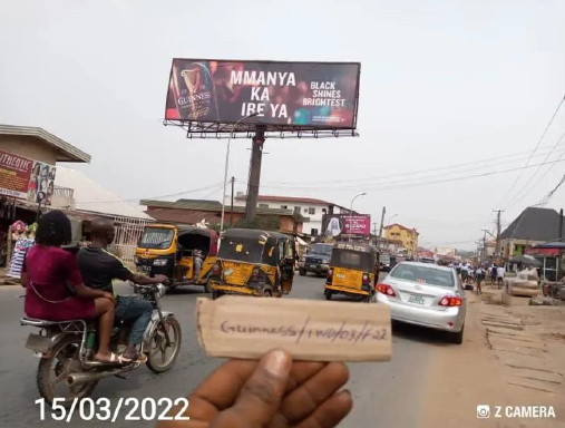 Unipole Billboard at Along Old Awka Road, Anambra State, Onitsha, Anambra State