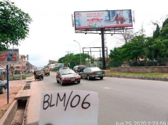 Unipole Billboard at Awka Road by Guiness Eye, Onitsha, Anambra State