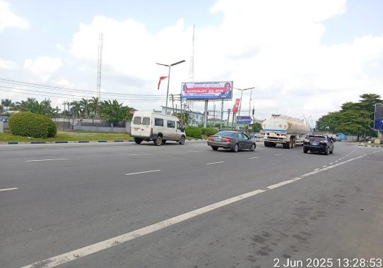 Unipole Billboard at Azikiwe Road, UTC Junction, Old GRA, Port Harcourt, Before Government House