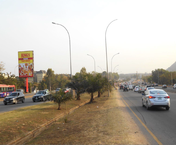 Unipole Billboard at Nnamdi Azikiwe way, Abuja, FCT