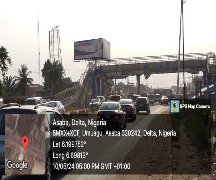Unipole Billboard at Summit Junction along Lagos-Asaba Express, Asaba, Delta State