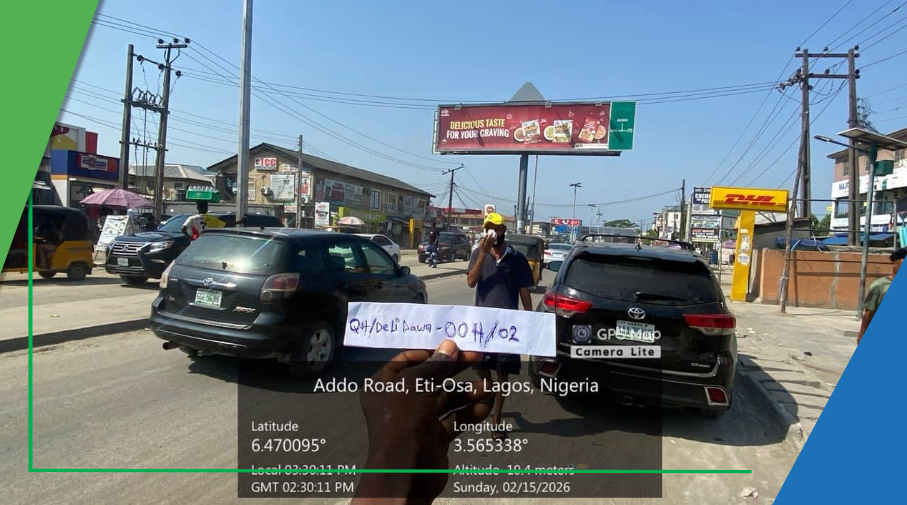 Billboard at Addo Road by Olumegbon Place, Ajah, Lagos