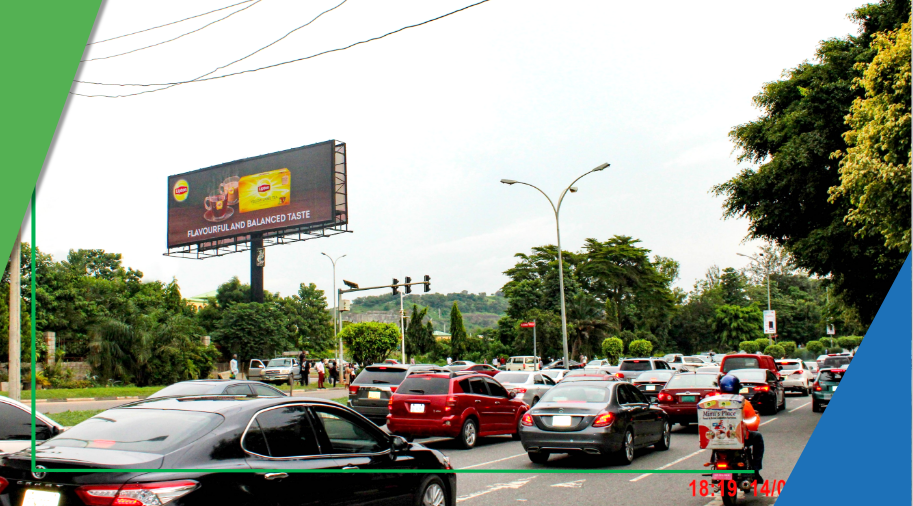 Billboard at Ahmadu Bello Way, by FCDA, FTF Federal Secretariat, Abuja