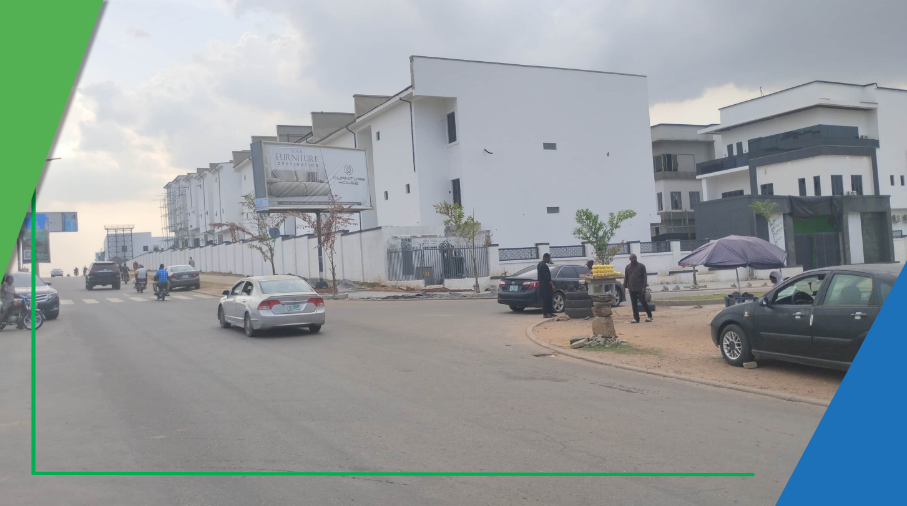 Billboard at Bala Mohammed Way by Guzape Mall NNPC A Face, Abuja