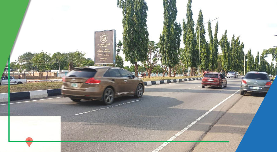 Billboard at Bill Clinton Drive off Umar Musa Yar’Adua Expressway, FTF, Abuja