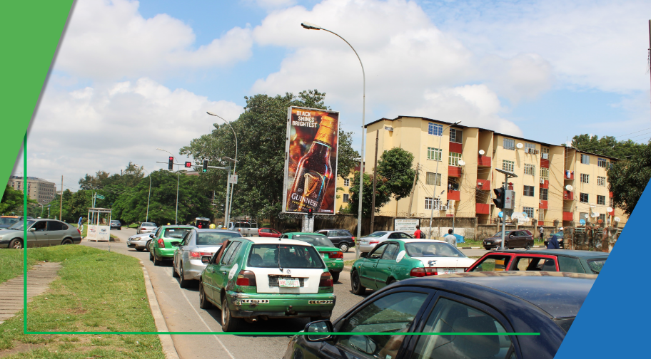Billboard at Herbert Macaulay Way, by Bissau Street, FTF Wuse Market, Abuja