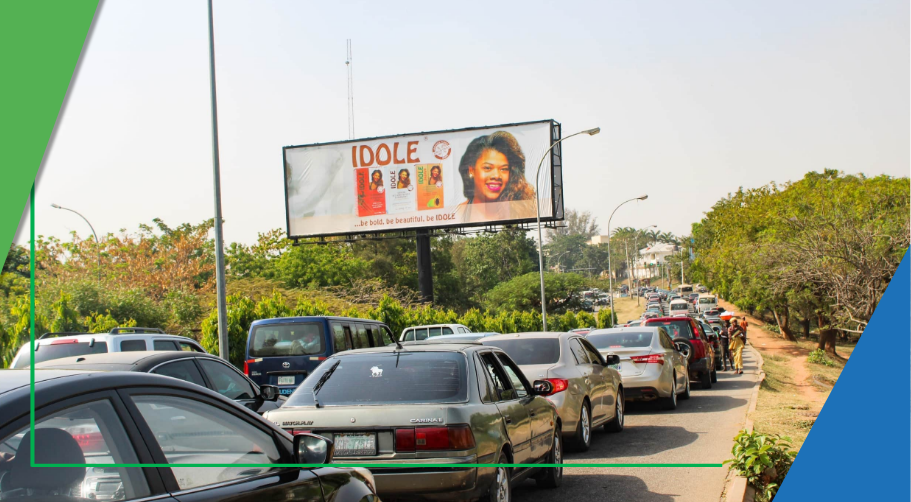 Billboard at Herbert Macaulay Way, by Sheraton Junction, FTT, Abuja