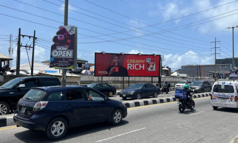 Billboard at Itedo Market along Freedom Way, Lekki Phase 1 - Board 1