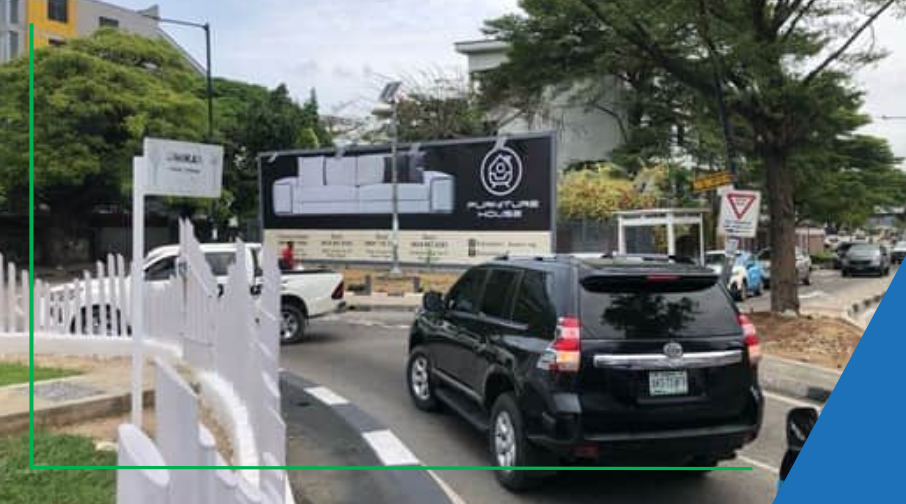 Billboard at King George V Street by Onikan Roundabout, Onikan, Lagos
