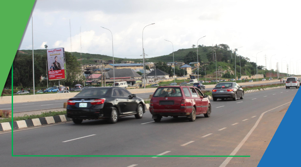 Billboard at Murtala Mohammed Expressway by Guzape Junction, Abuja