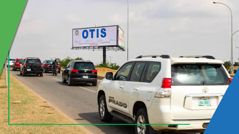 Billboard at Nnamdi Azikiwe Expressway, by Banex Bridge, Abuja - Board 1